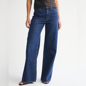 ABERCROMBIE & FITCH The Wide Leg High Rise Jean LILE NEW 29 // 8